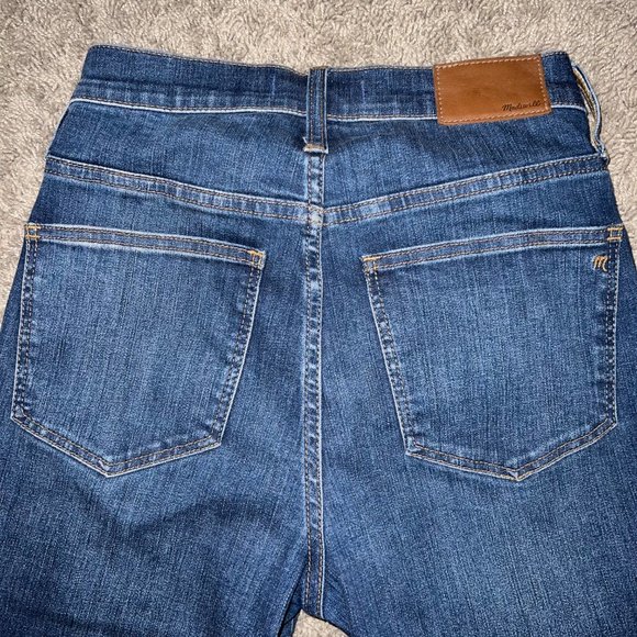 Madewell Cali Demi Boot Women's 25 Blue Medium Wash Stretch Mid Rise Jeans - Picture 4 of 11